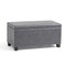 Simpli Home Dover 36"Contemporary Rectangle Storage Ottoman Bench, Solid Wood